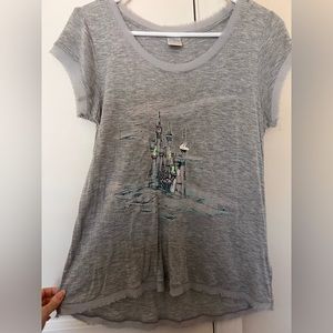 Lauren Conrad Cinderella Castle Sequin Soft Shirt